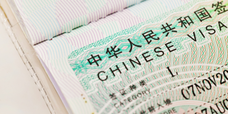 Jenis visa China