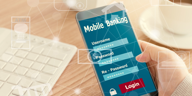 Dibutuhkan password untuk akses mobile banking