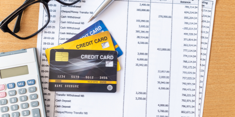 Ilustrasi contoh tagihan kartu kredit