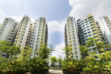 Stock Photo - New Singapore government appartments