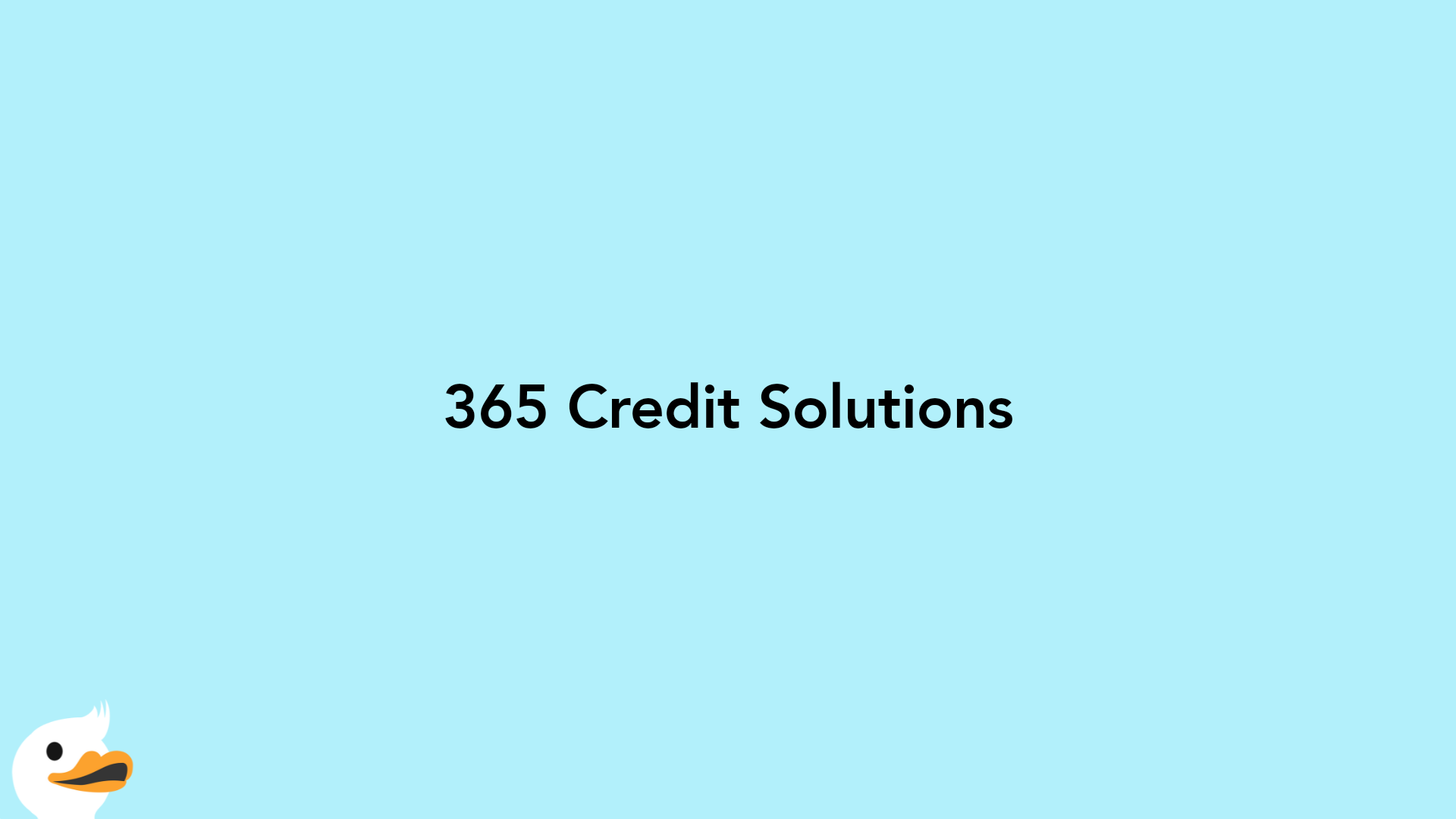 365 Credit Solutions