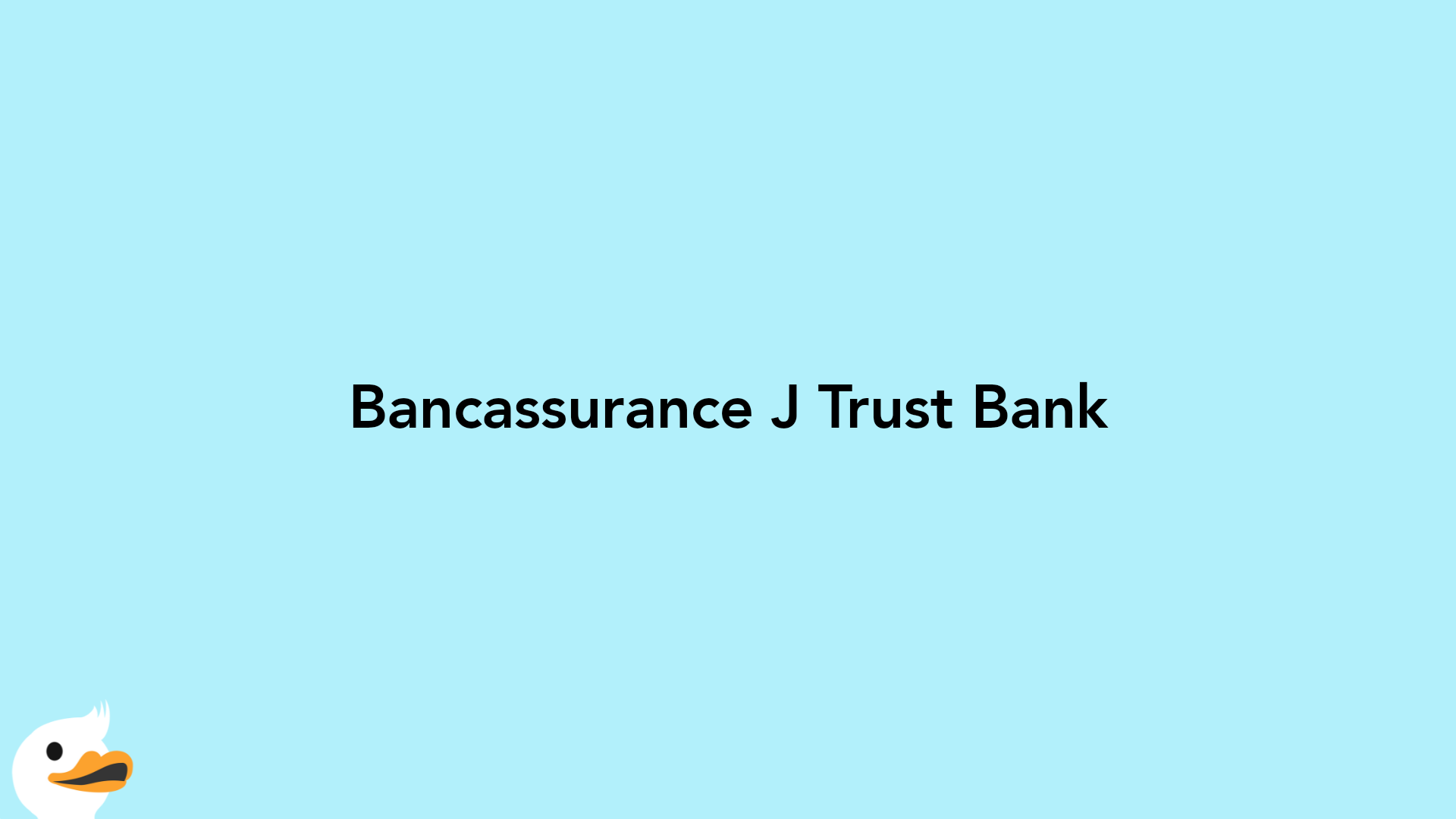 Bancassurance J Trust Bank