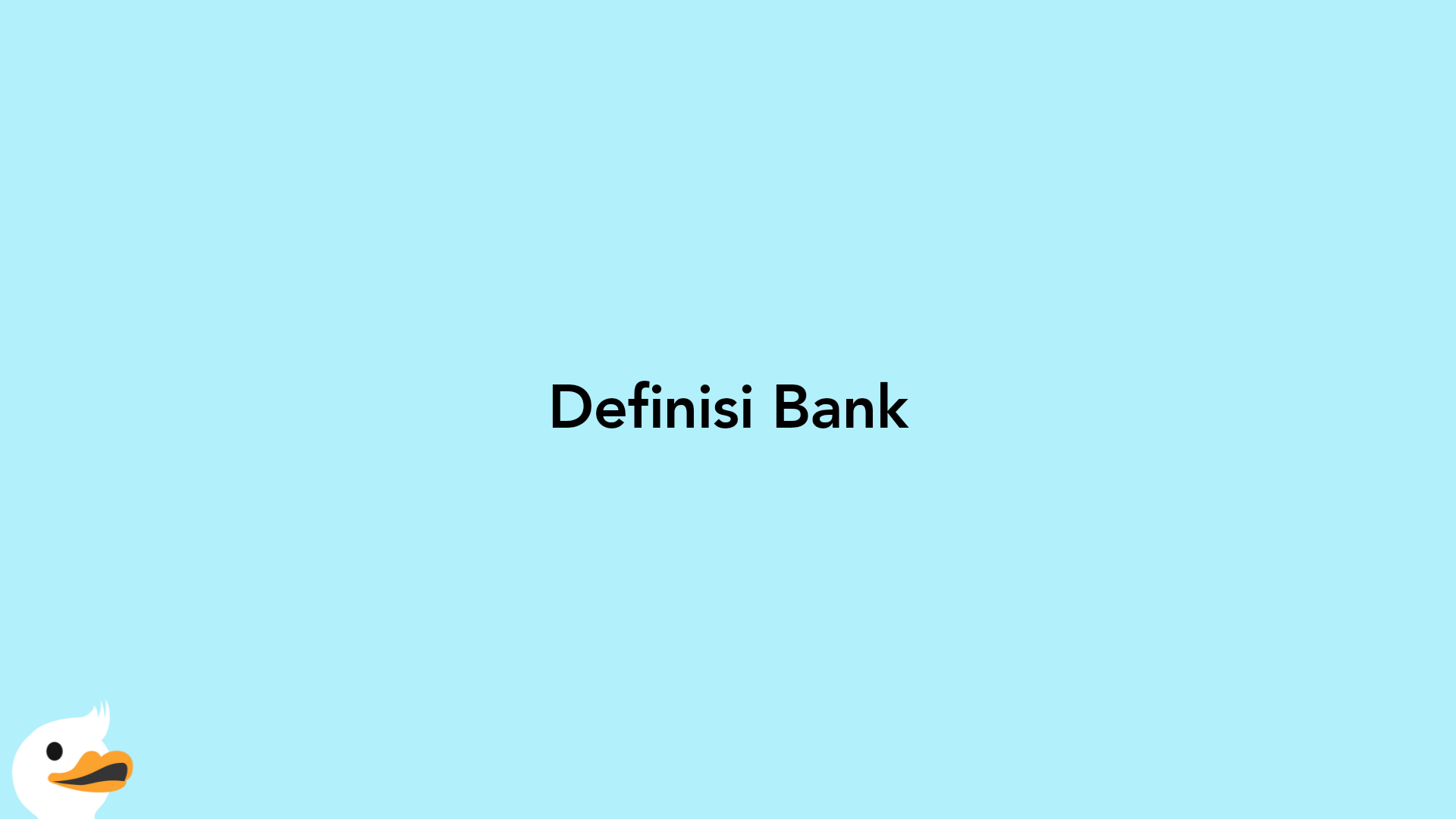Definisi Bank