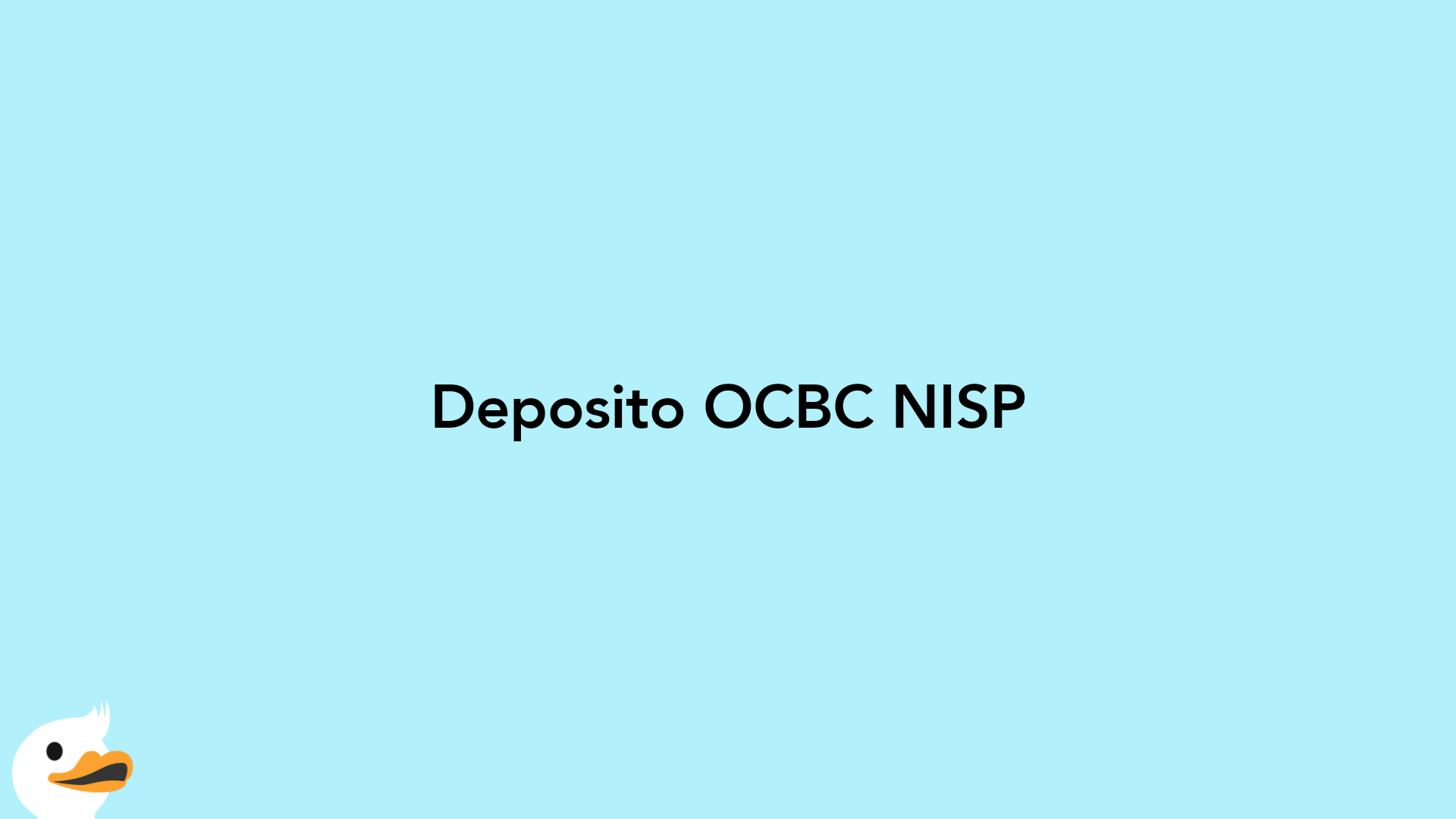 Deposito OCBC NISP