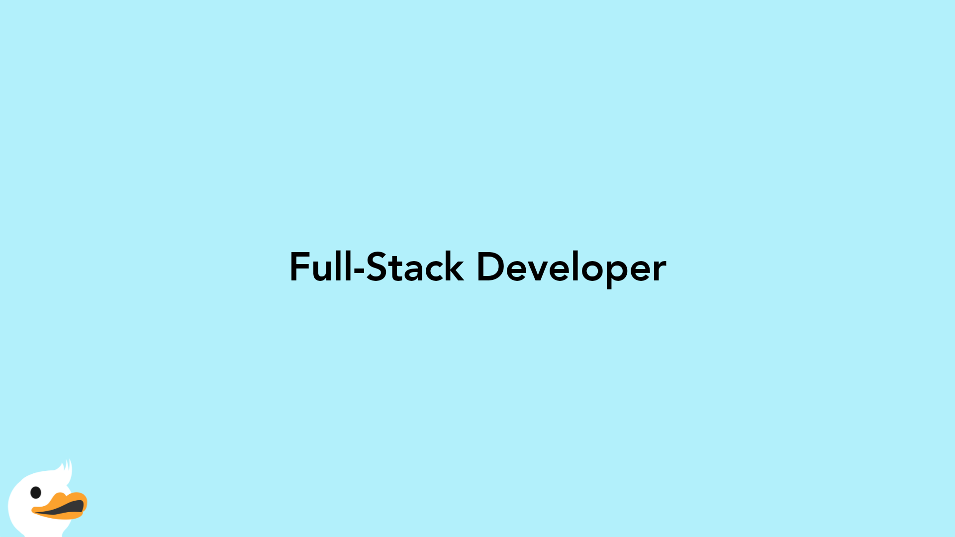 Full-Stack Developer