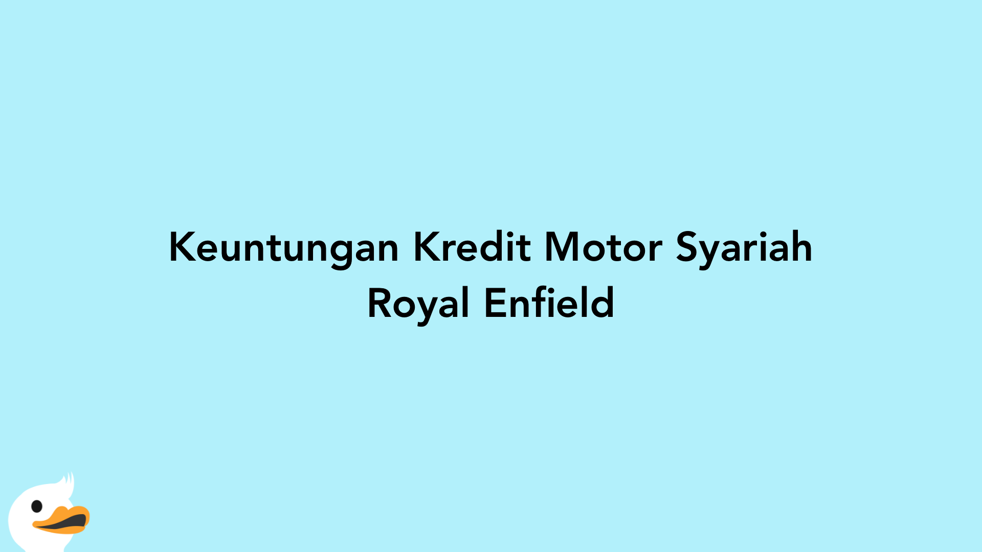 Keuntungan Kredit Motor Syariah Royal Enfield