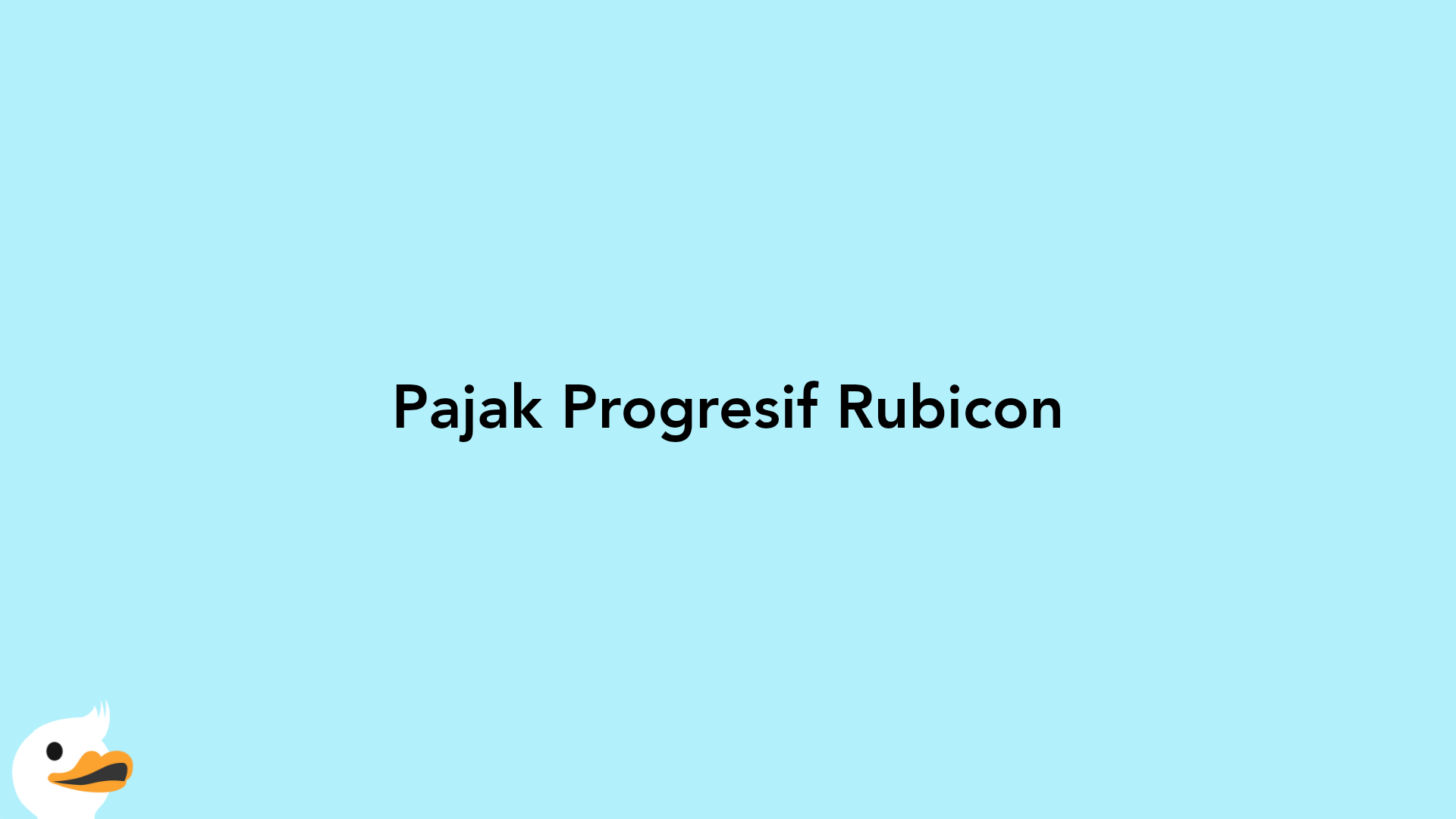 Pajak Progresif Rubicon