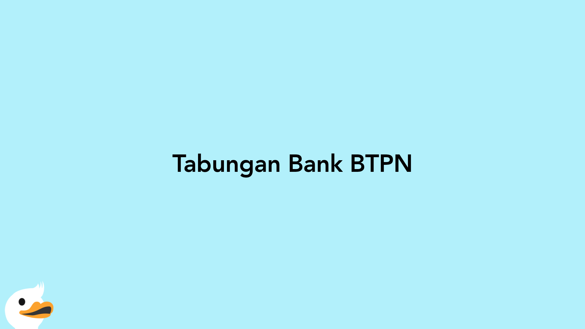 Tabungan Bank BTPN