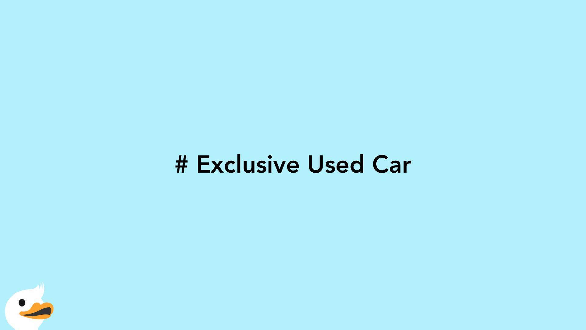 ​#​ Exclusive Used Car