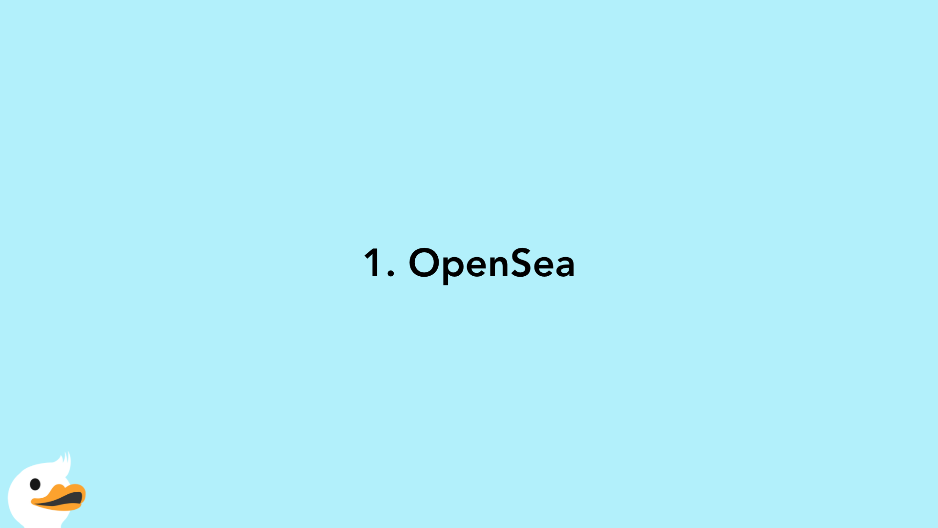 1. OpenSea