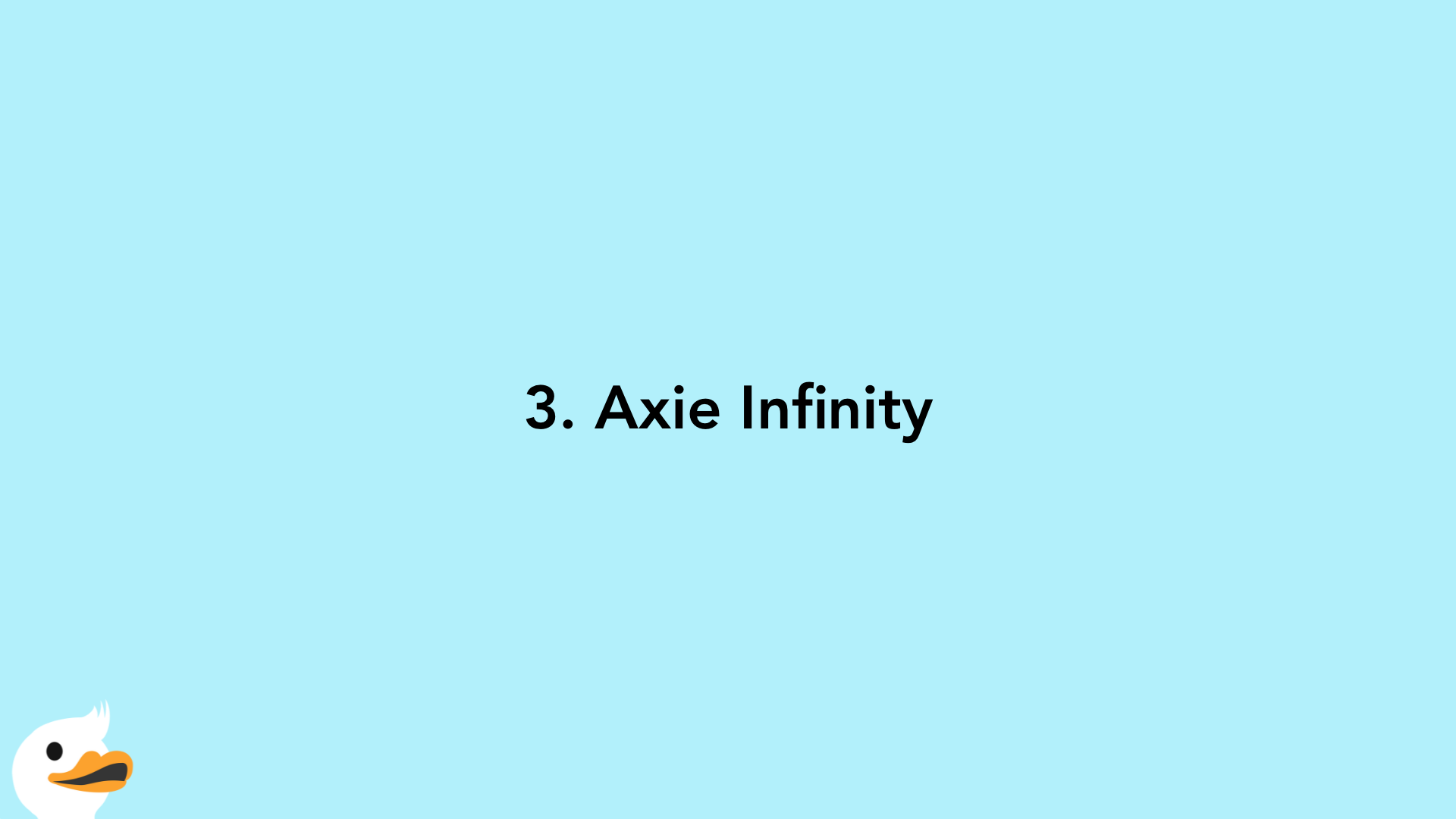 3. Axie Infinity