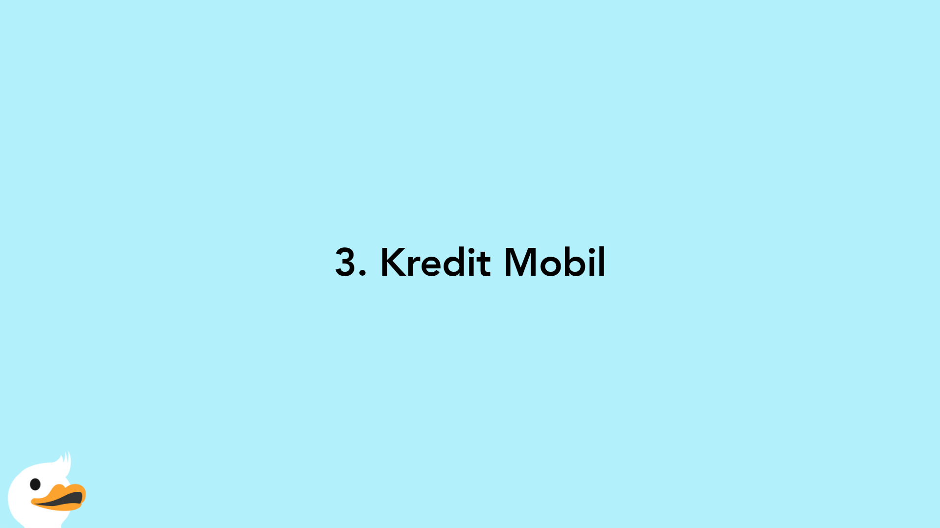 3. Kredit Mobil