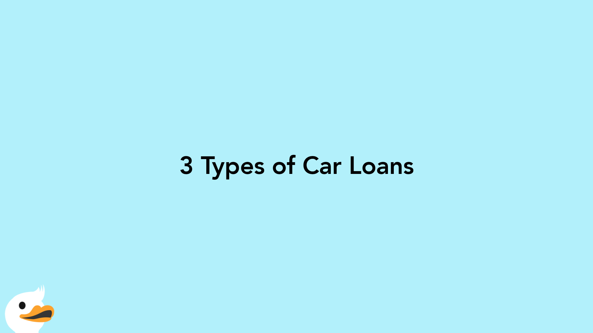3 Types of Car Loans
