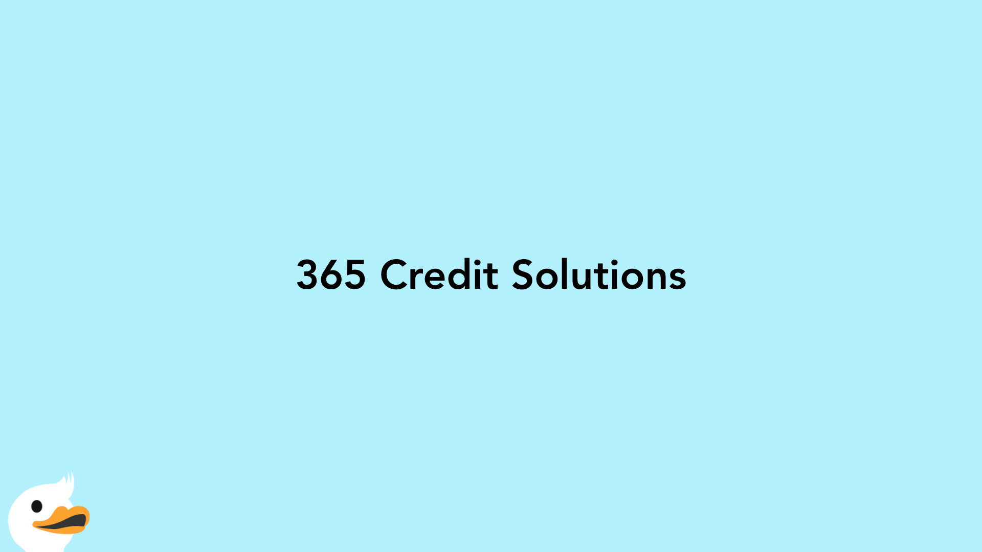 365 Credit Solutions