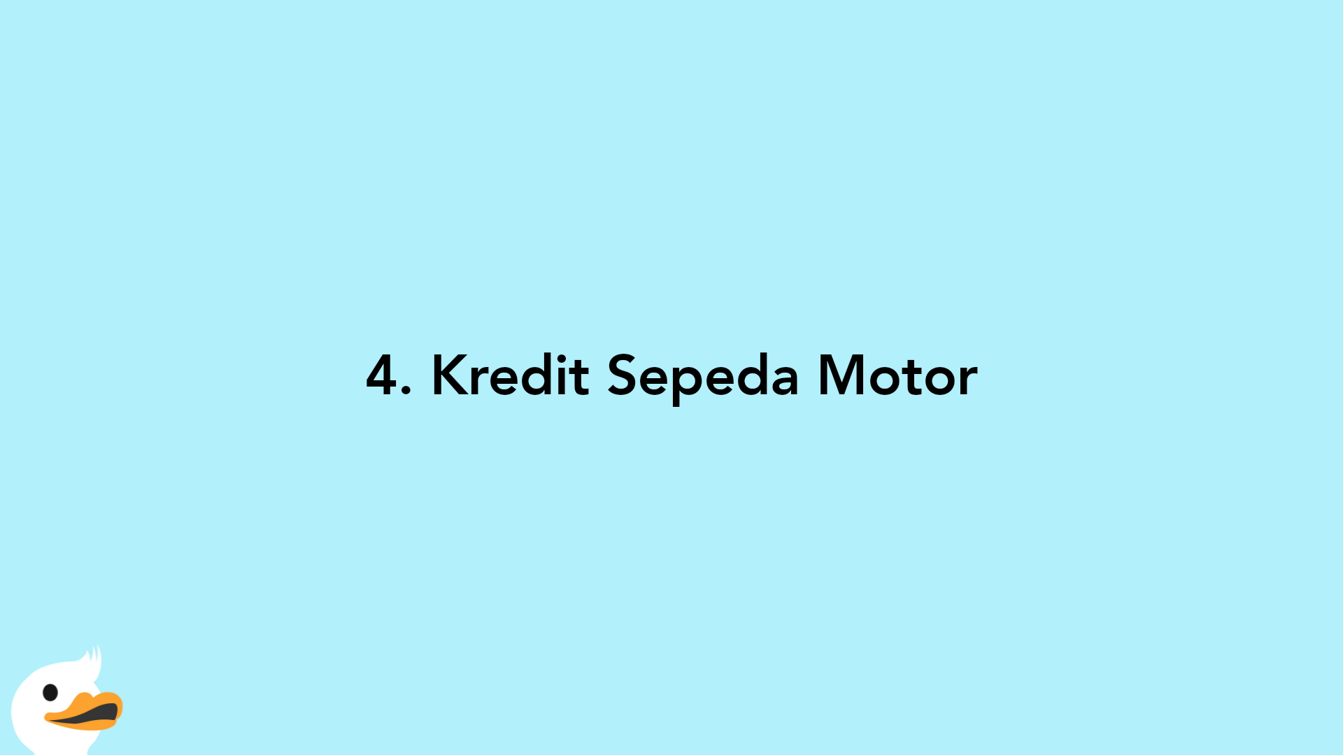 4. Kredit Sepeda Motor