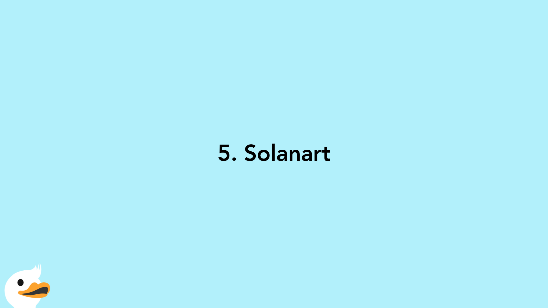 5. Solanart