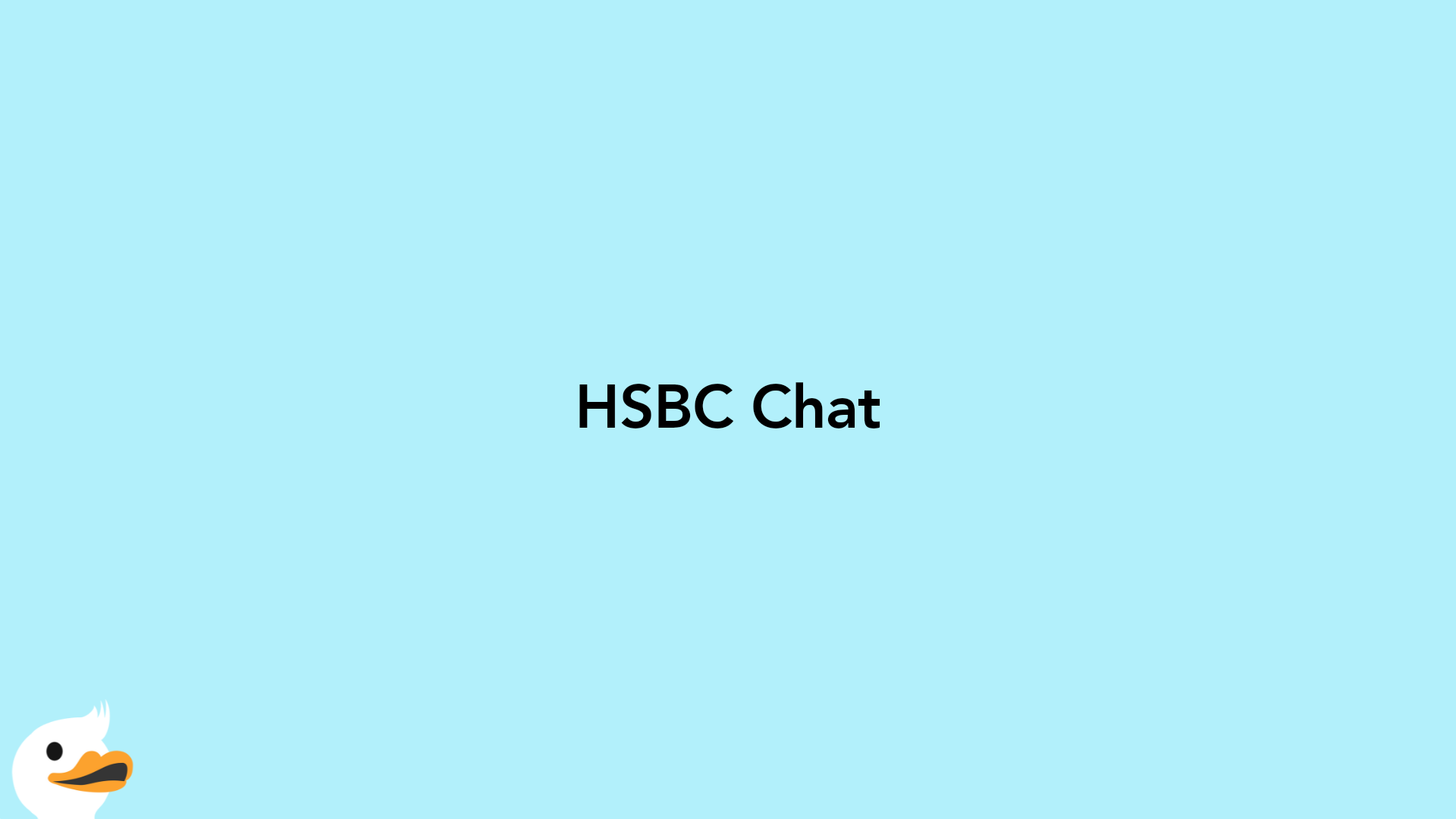 HSBC Chat