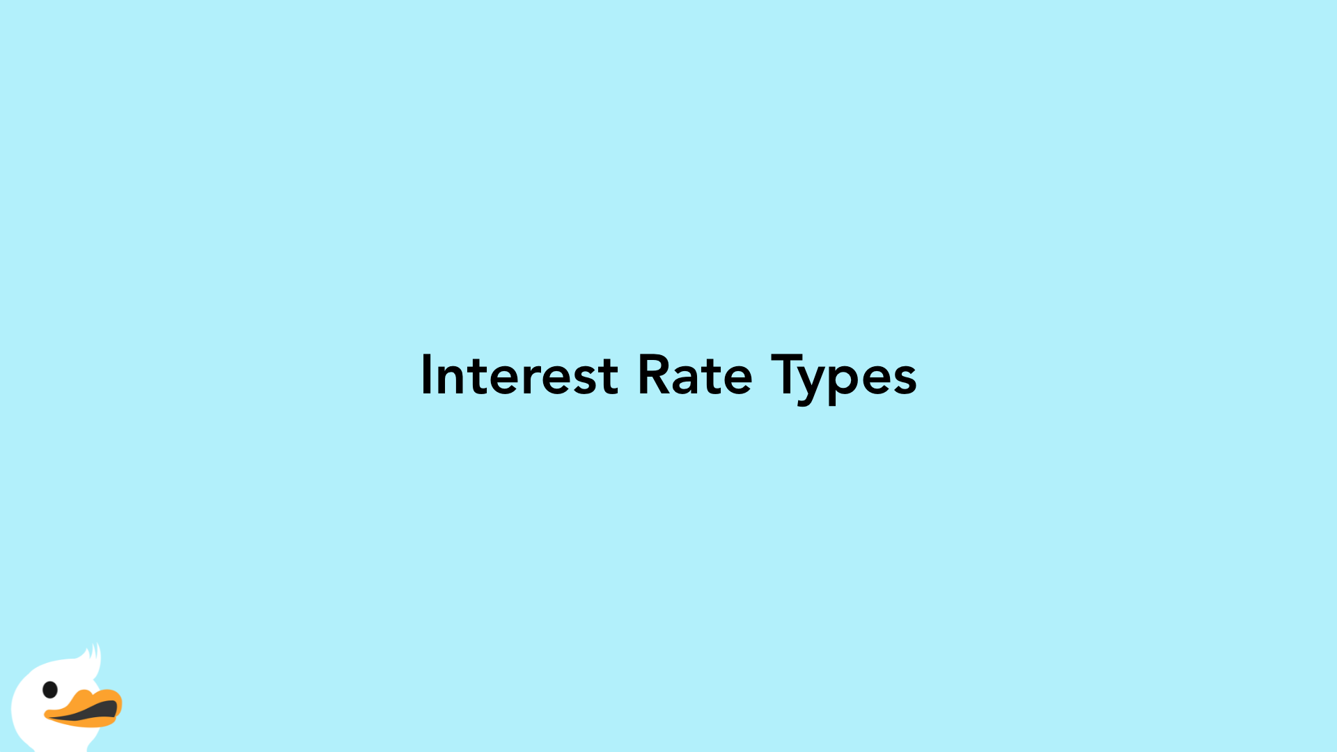 Interest Rate Types