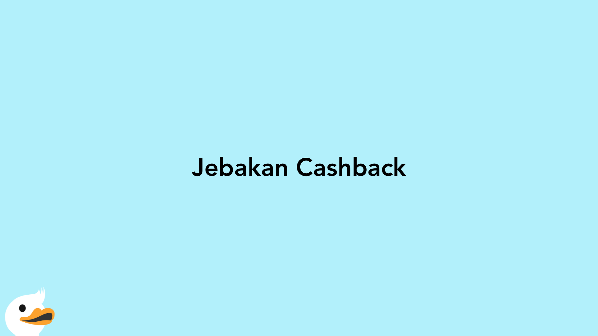 Jebakan Cashback