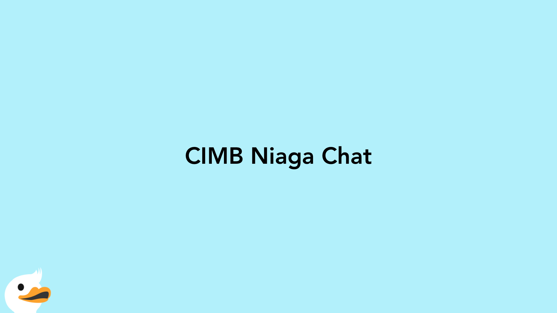 CIMB Niaga Chat