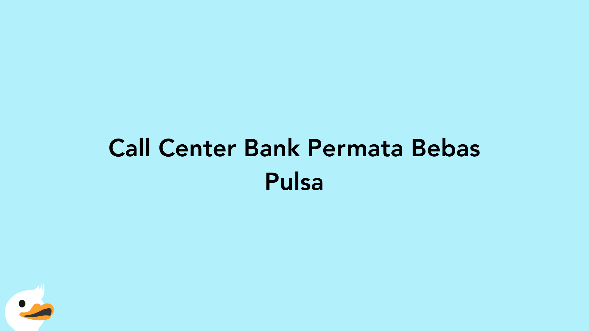 Call Center Bank Permata Bebas Pulsa