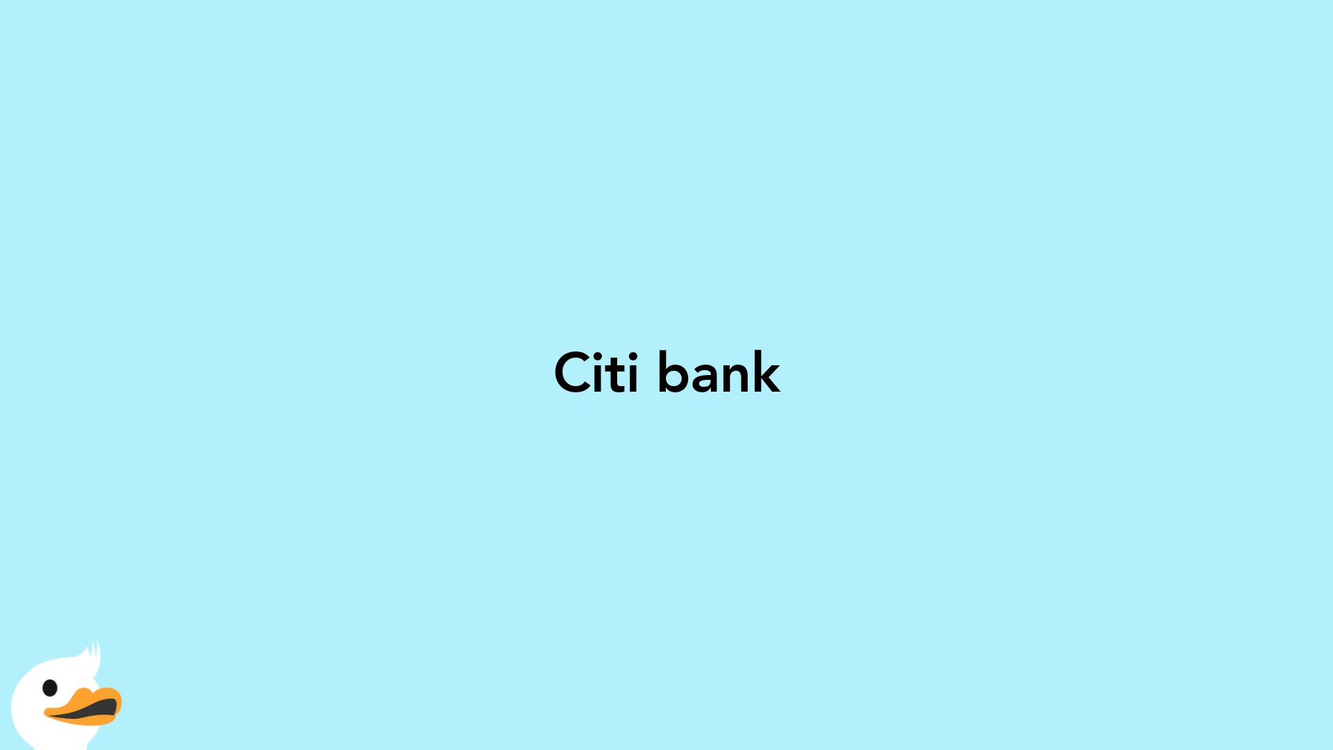 Citi bank