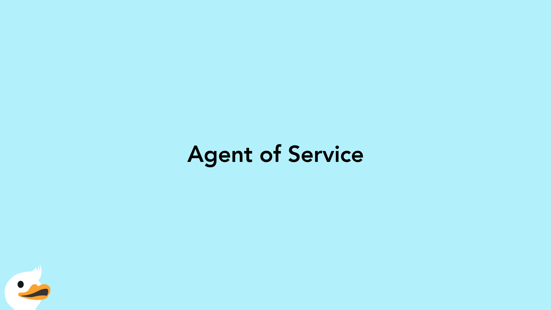 Agent of Service