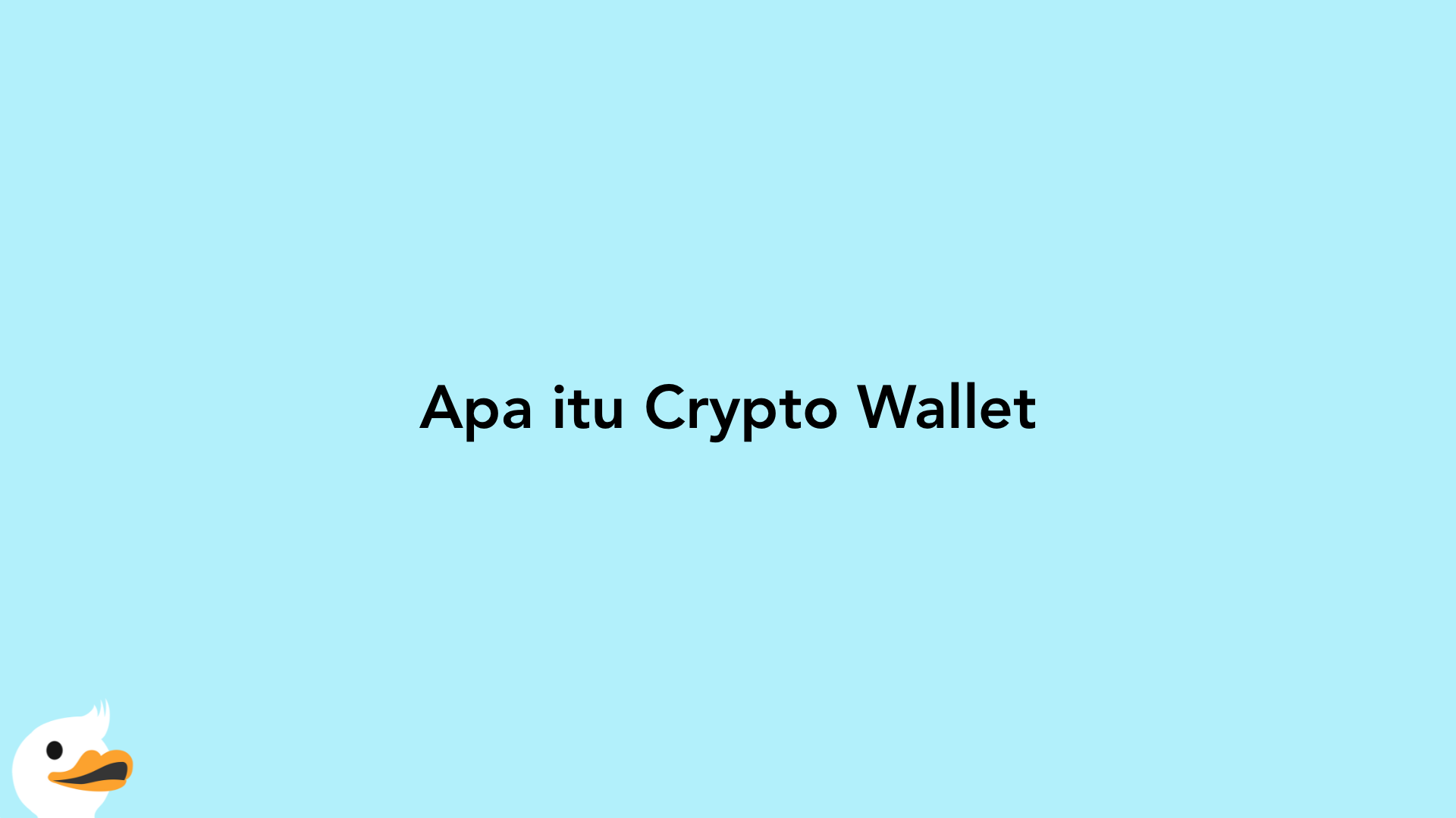 Apa itu Crypto Wallet