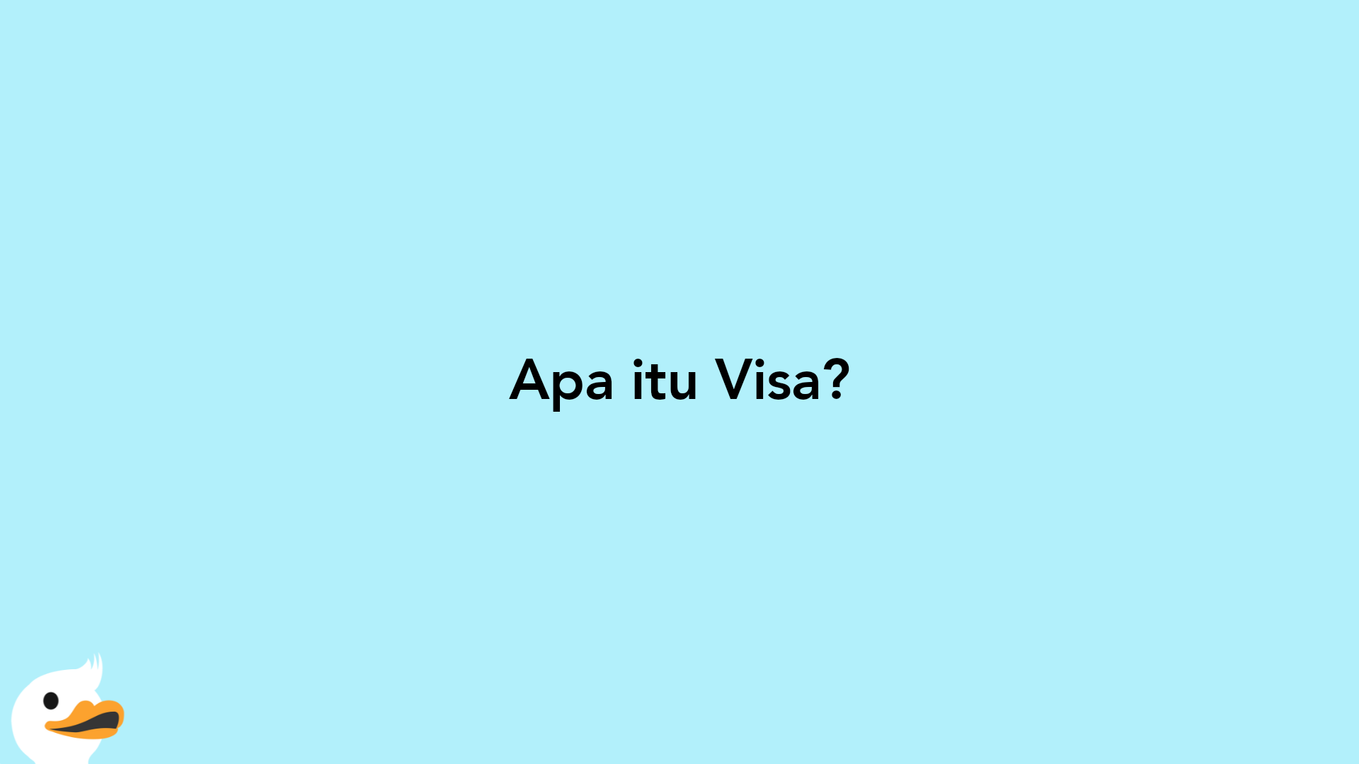 Apa itu Visa?