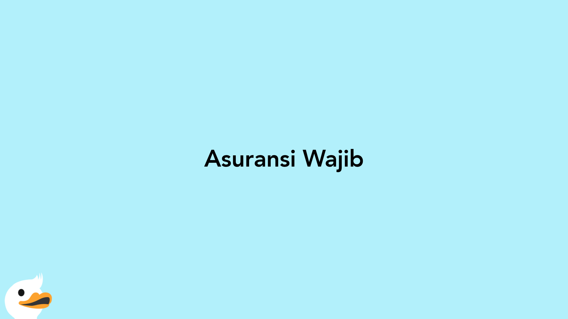 Asuransi Wajib