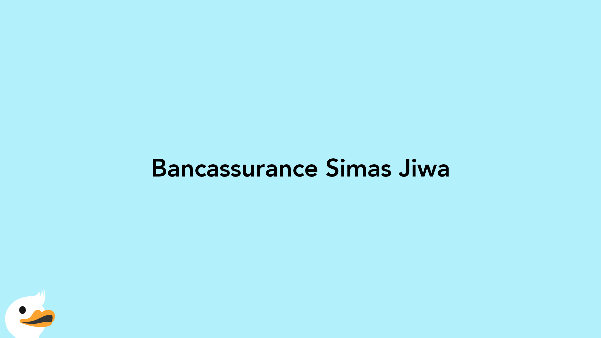 Bancassurance Simas Jiwa