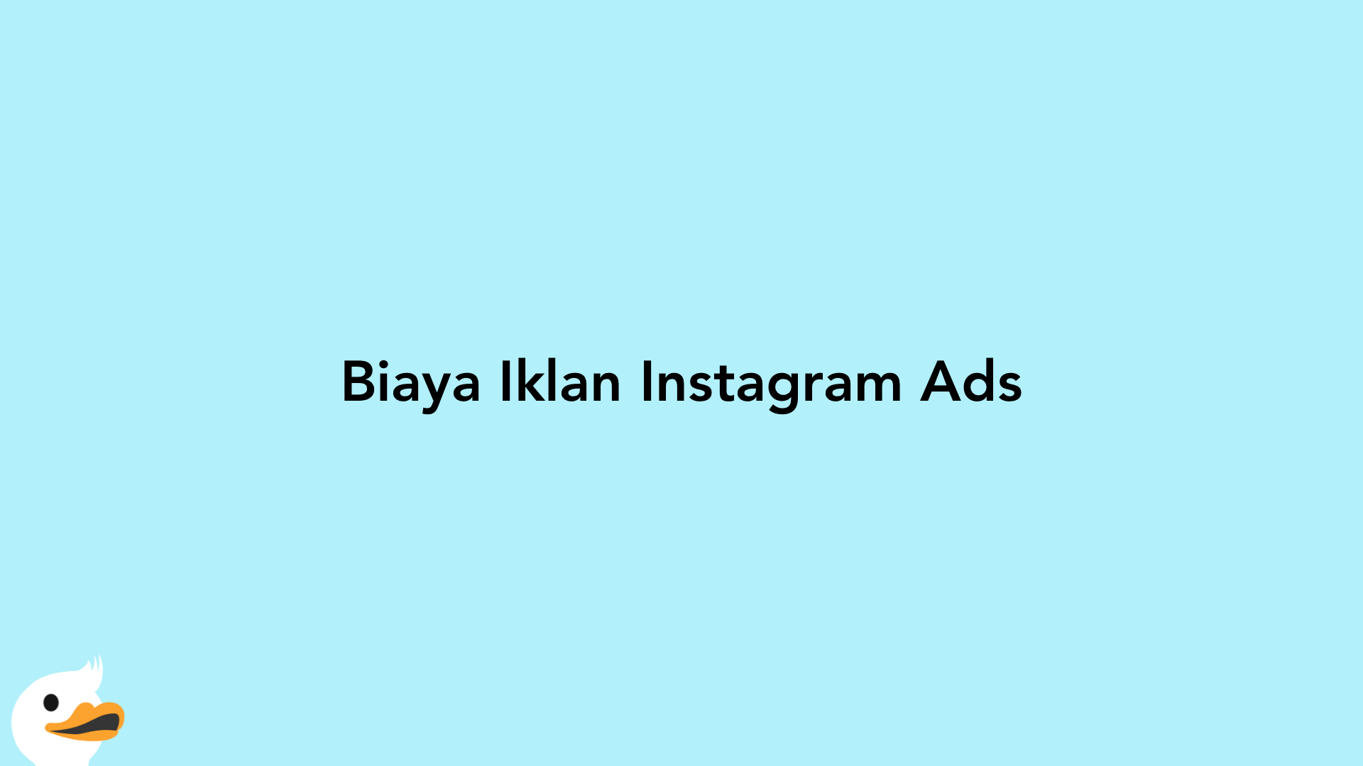 Biaya Iklan Instagram Ads