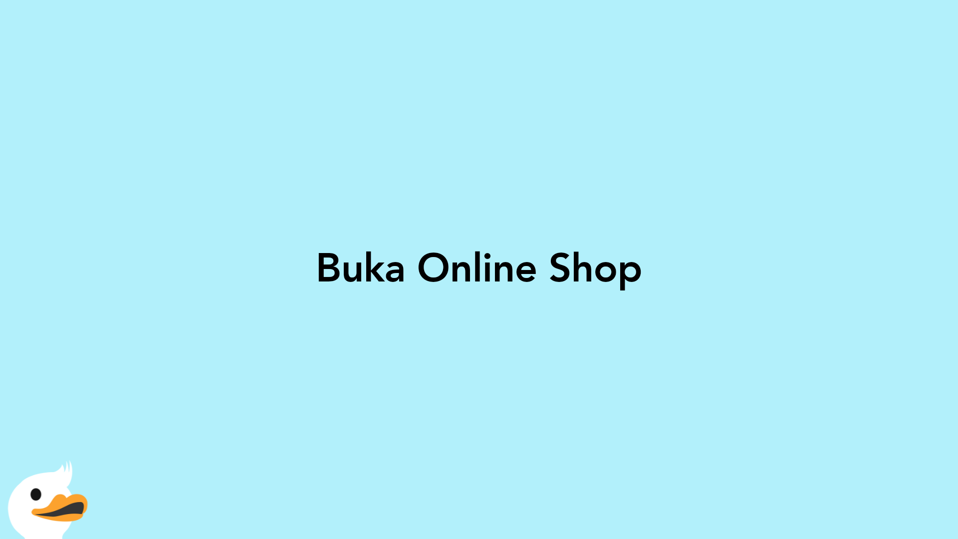 Buka Online Shop