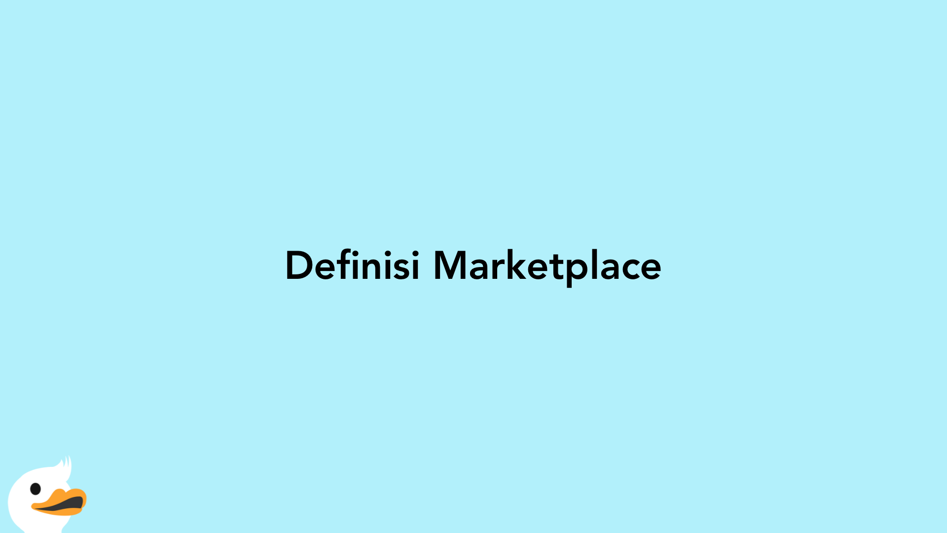 Definisi Marketplace