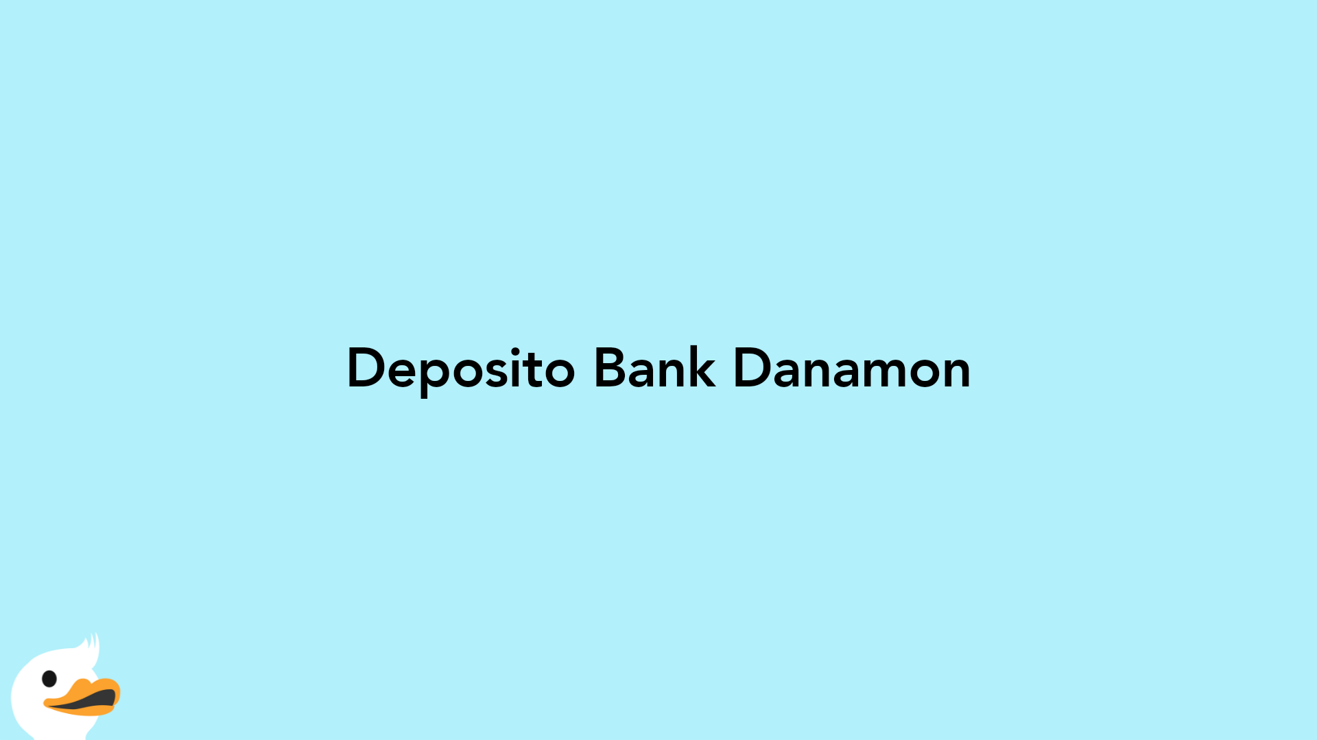 Deposito Bank Danamon
