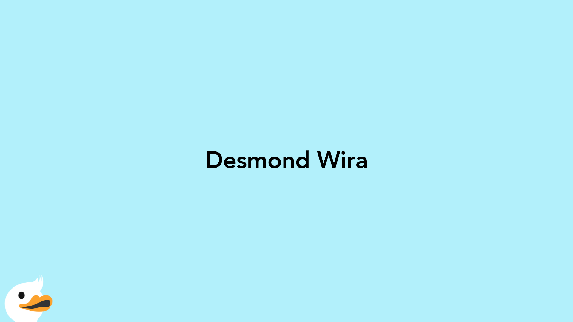 Desmond Wira