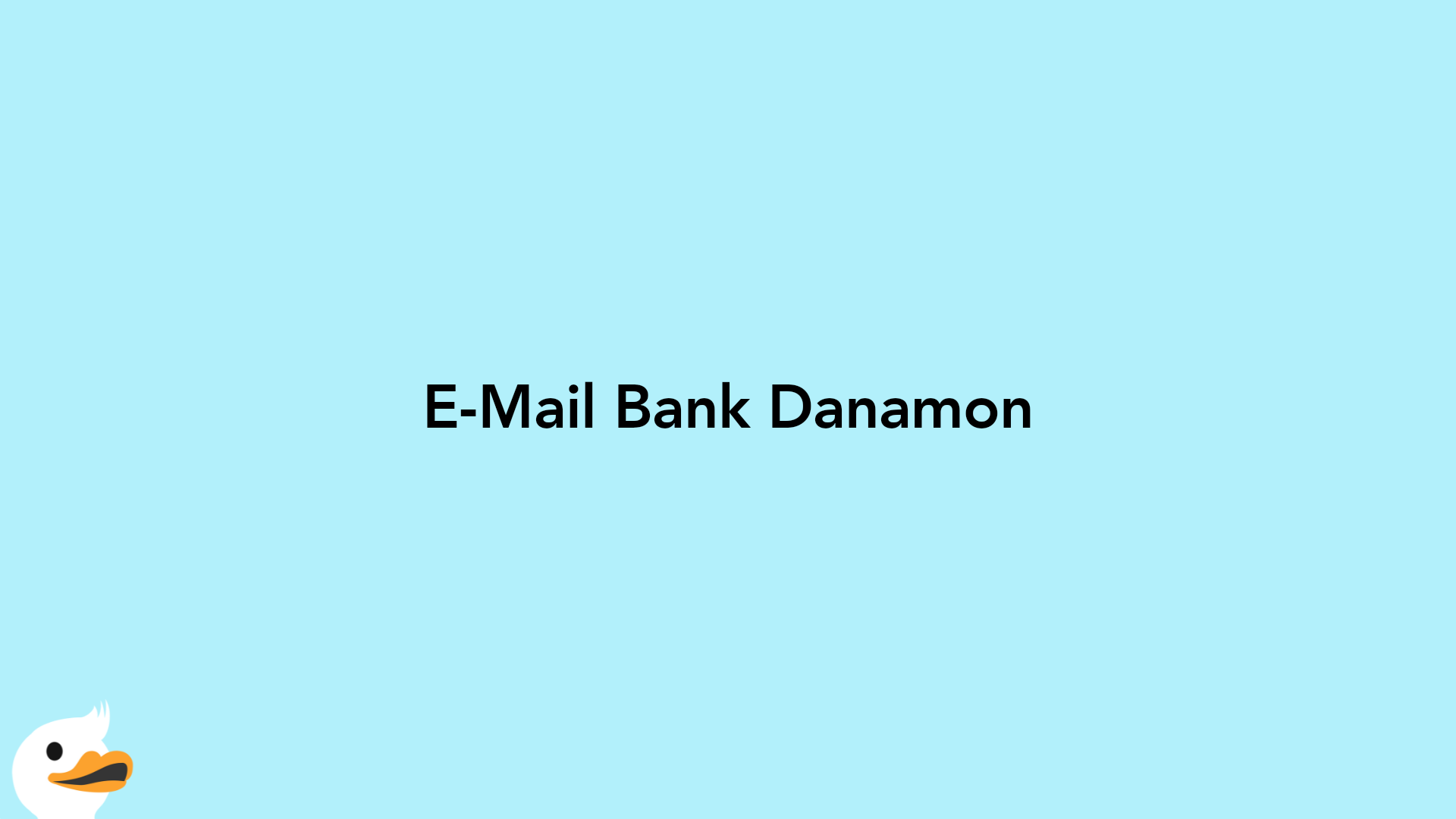 E-Mail Bank Danamon