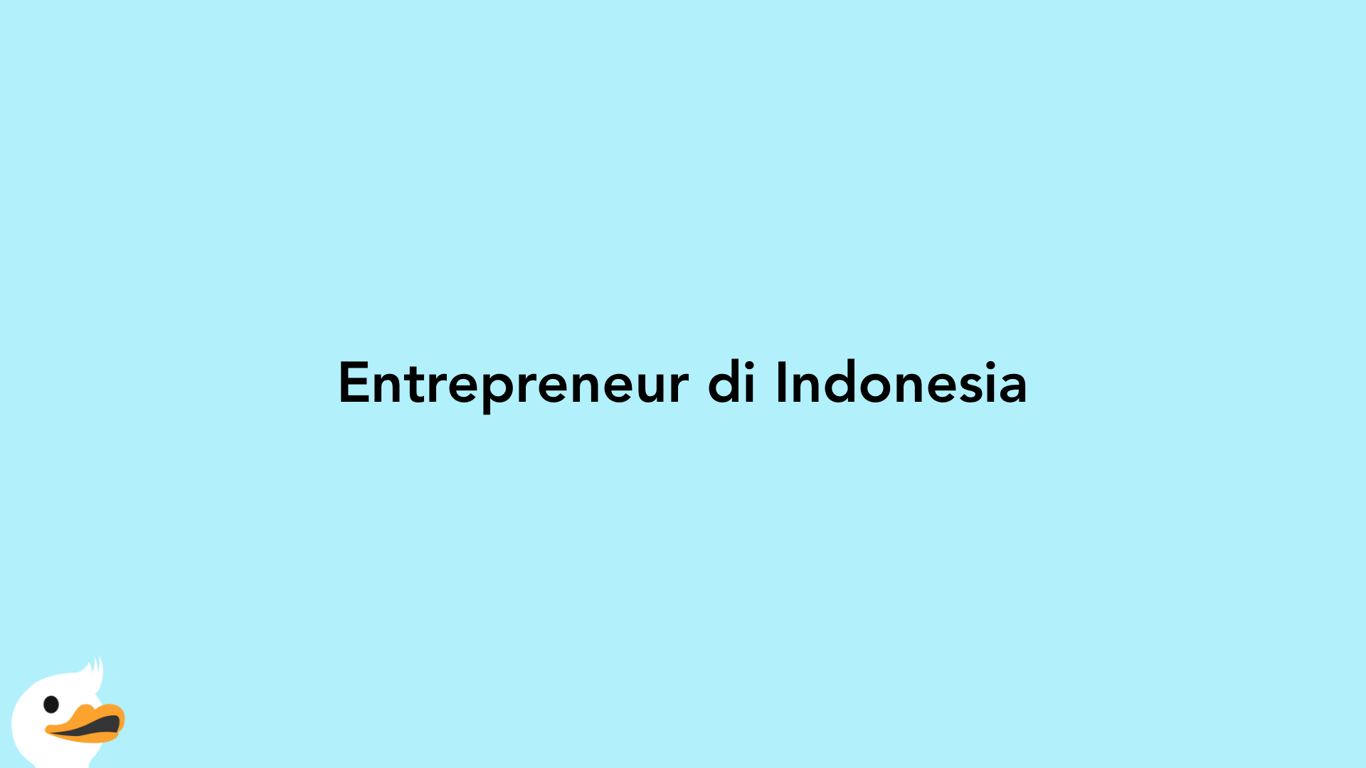 Entrepreneur di Indonesia