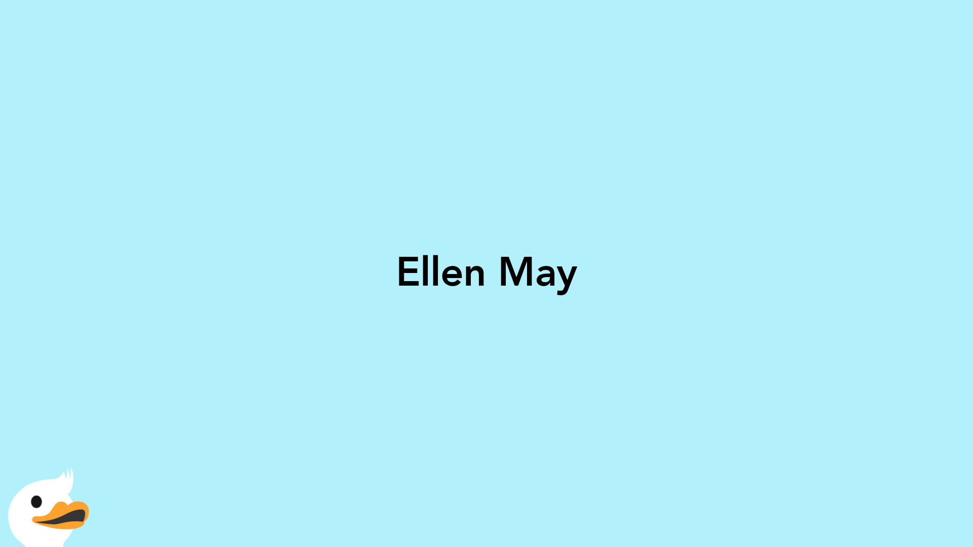 Ellen May