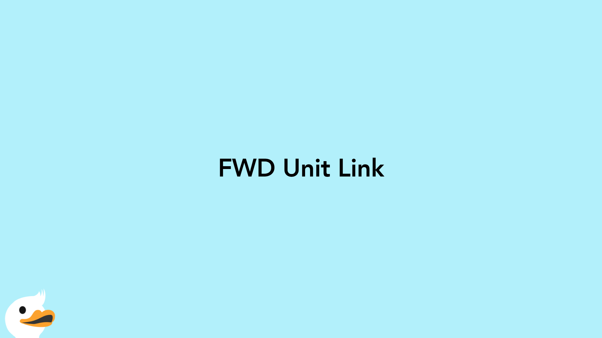 FWD Unit Link