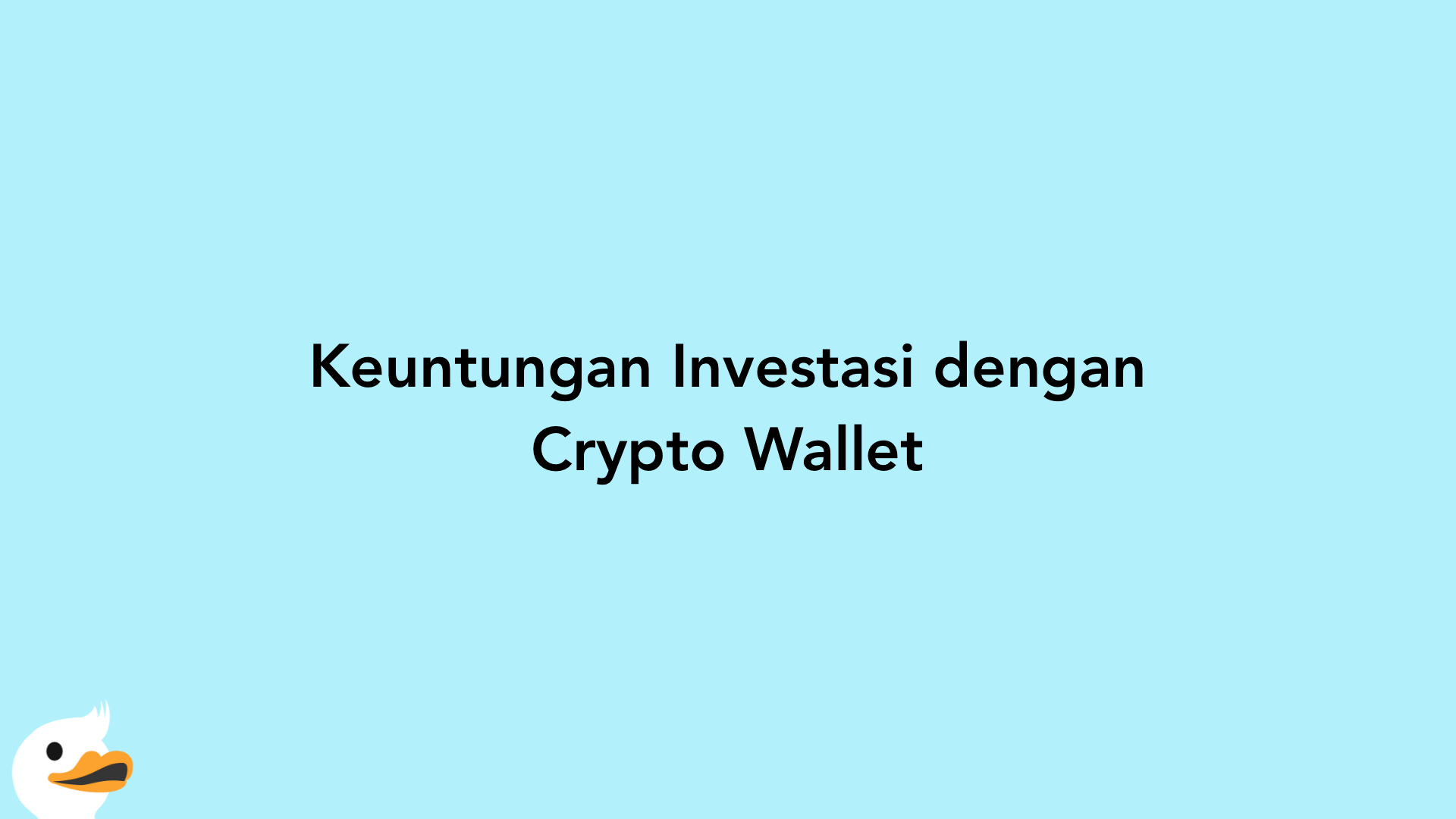 Keuntungan Investasi dengan Crypto Wallet
