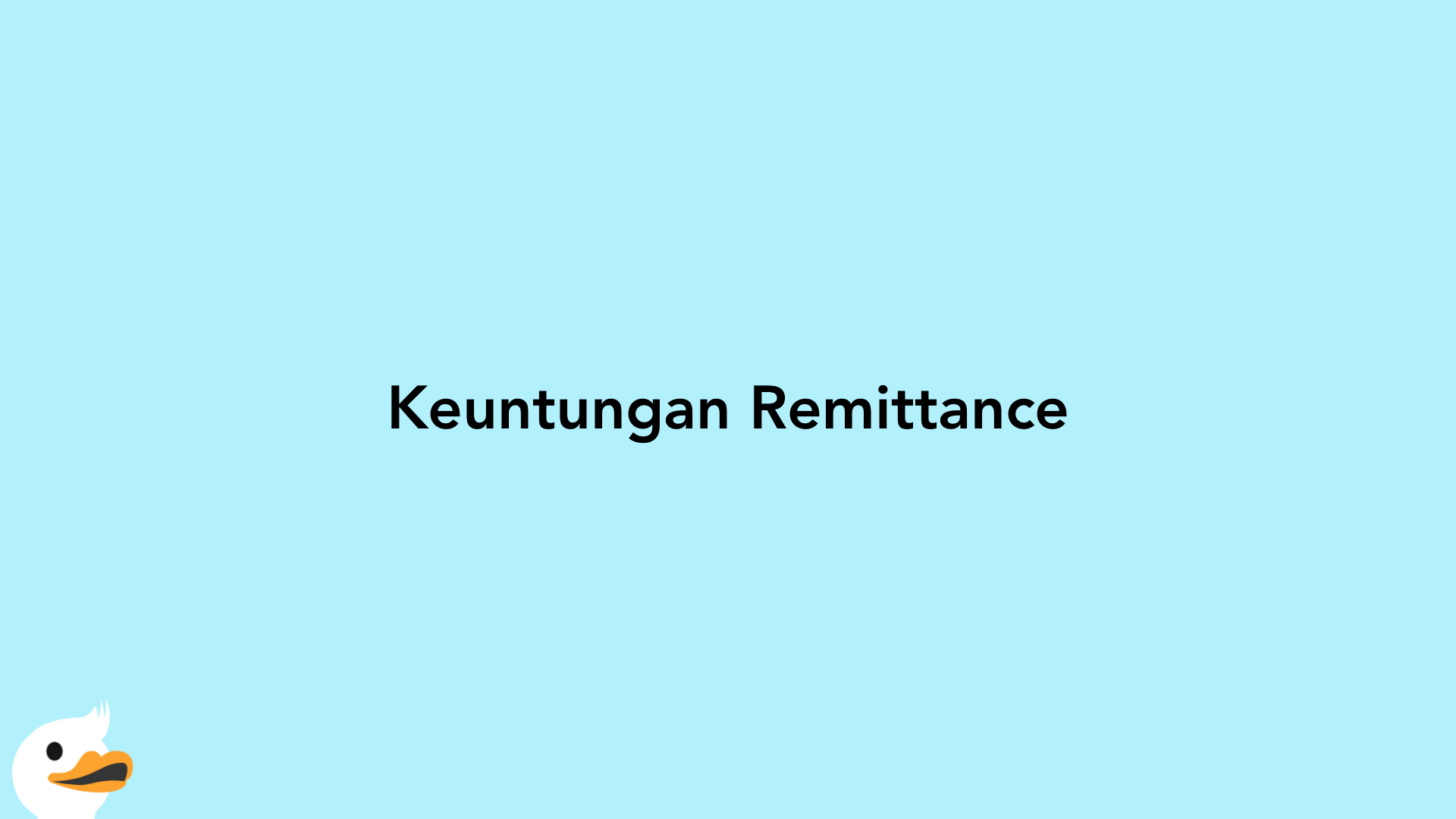 Keuntungan Remittance