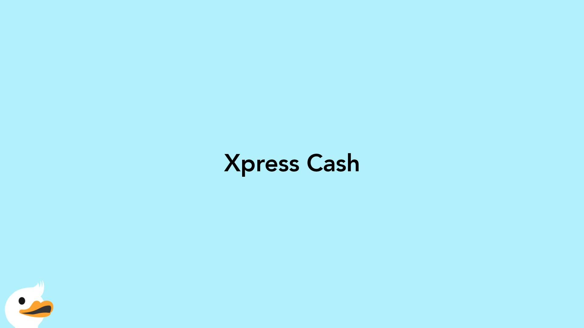 Xpress Cash