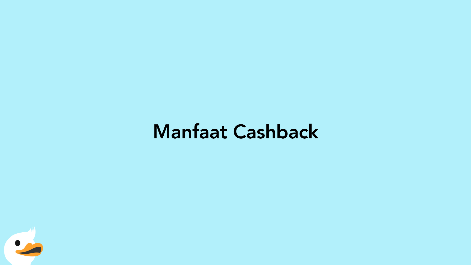 Manfaat Cashback
