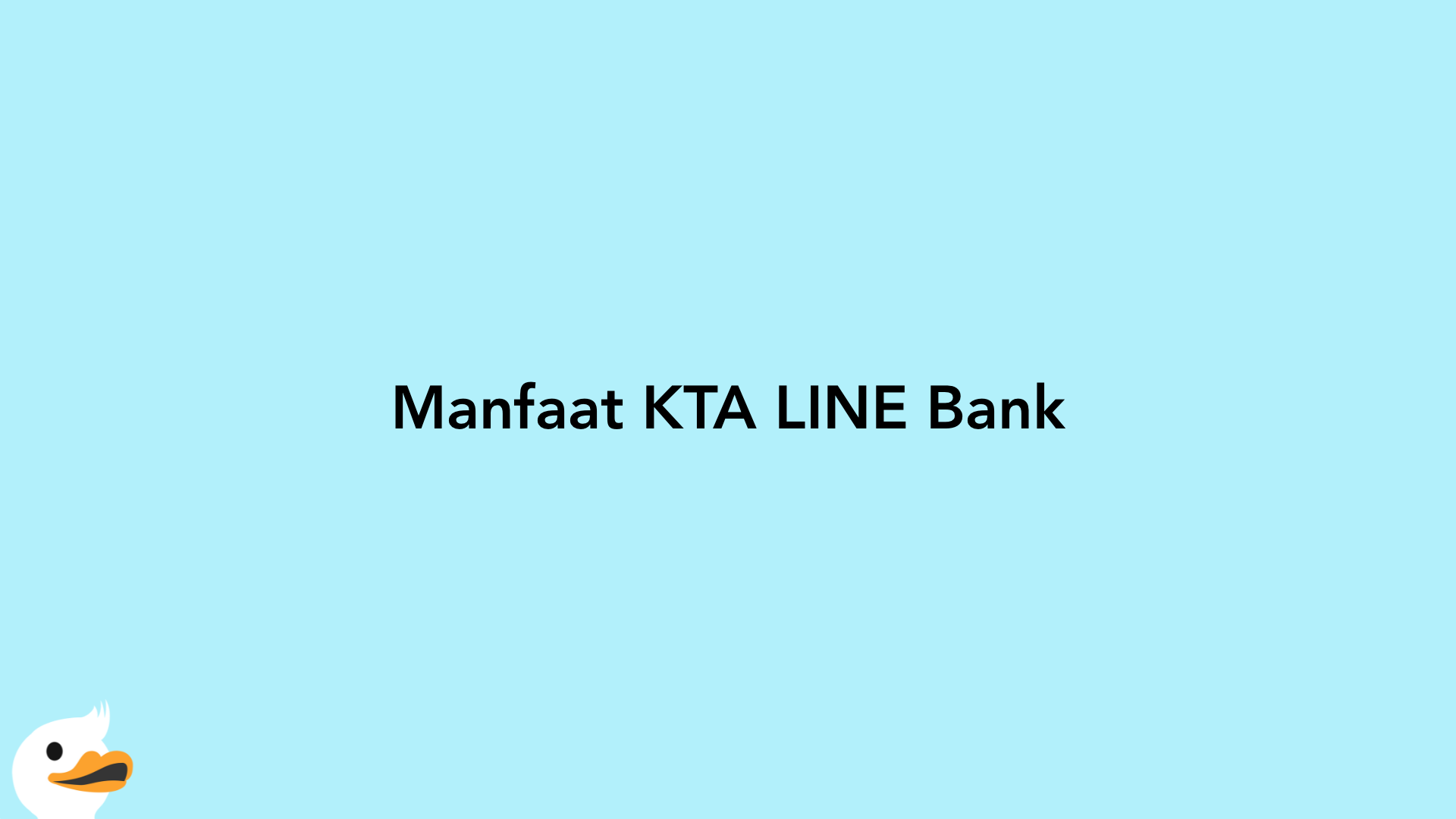 Manfaat KTA LINE Bank