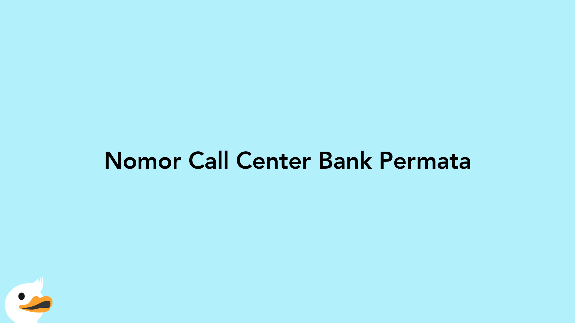 Nomor Call Center Bank Permata