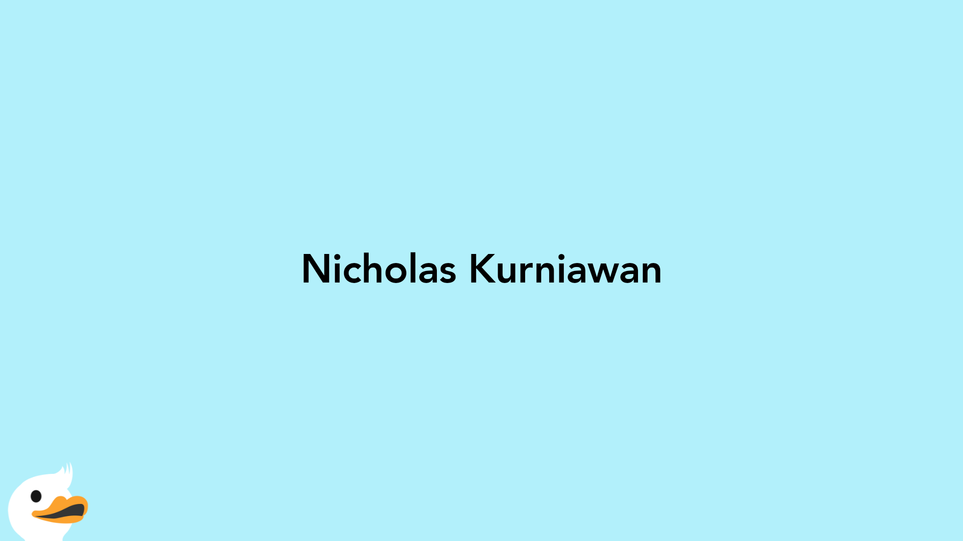 Nicholas Kurniawan