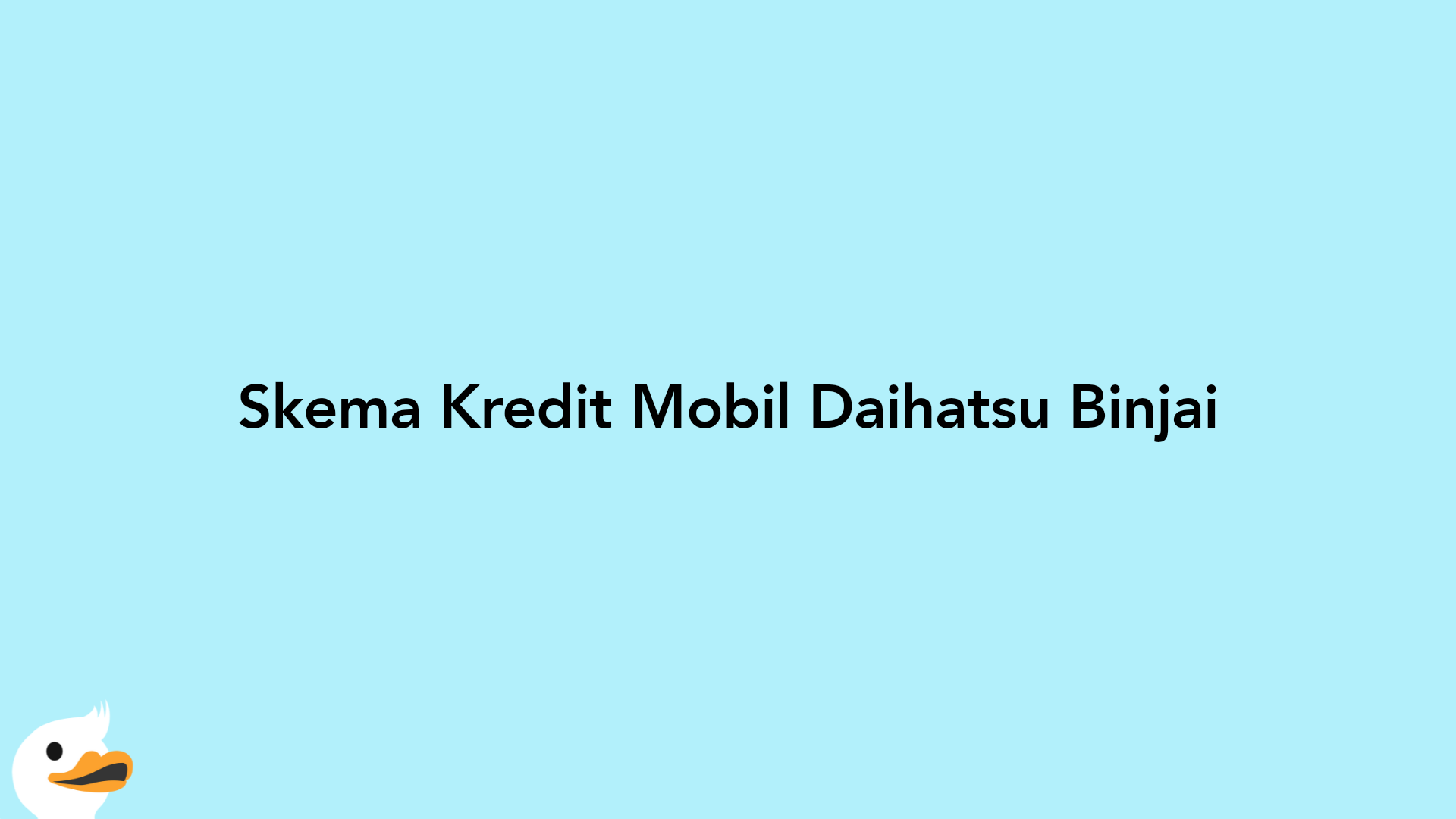 Skema Kredit Mobil Daihatsu Binjai