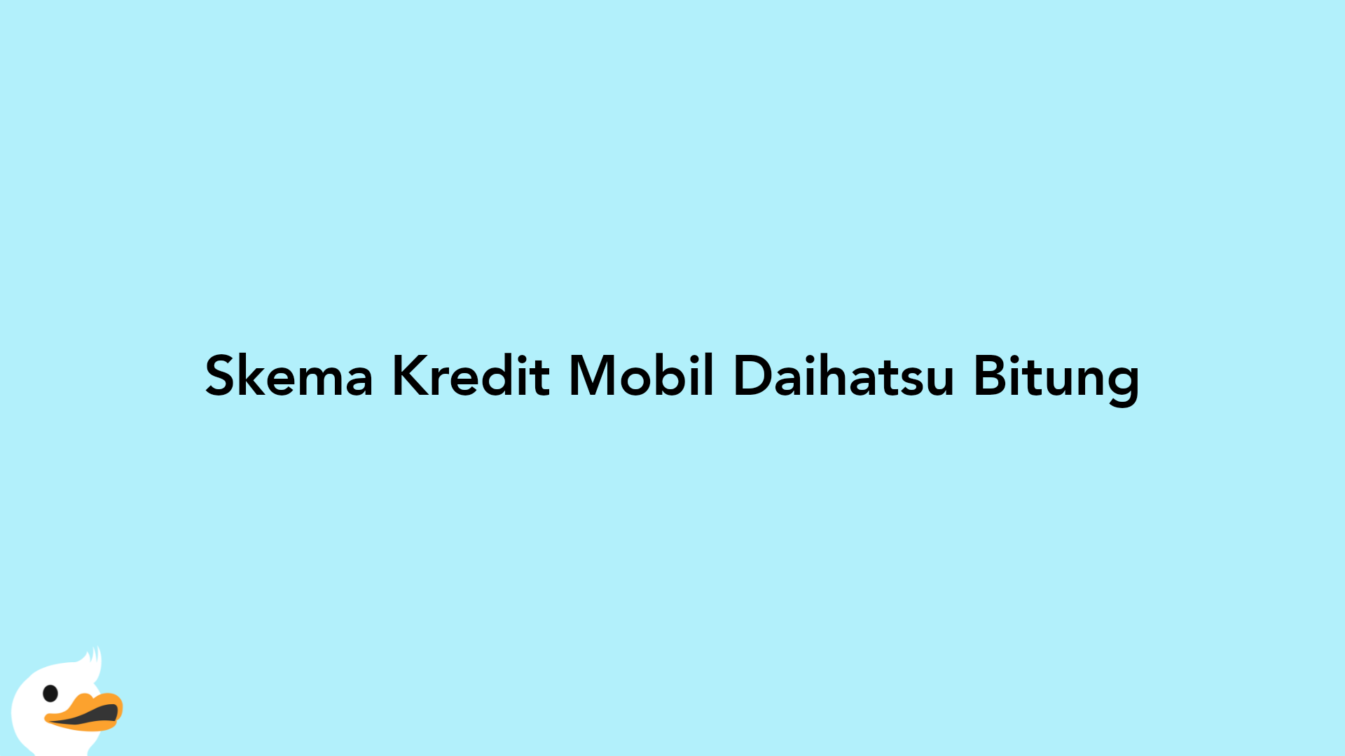 Skema Kredit Mobil Daihatsu Bitung
