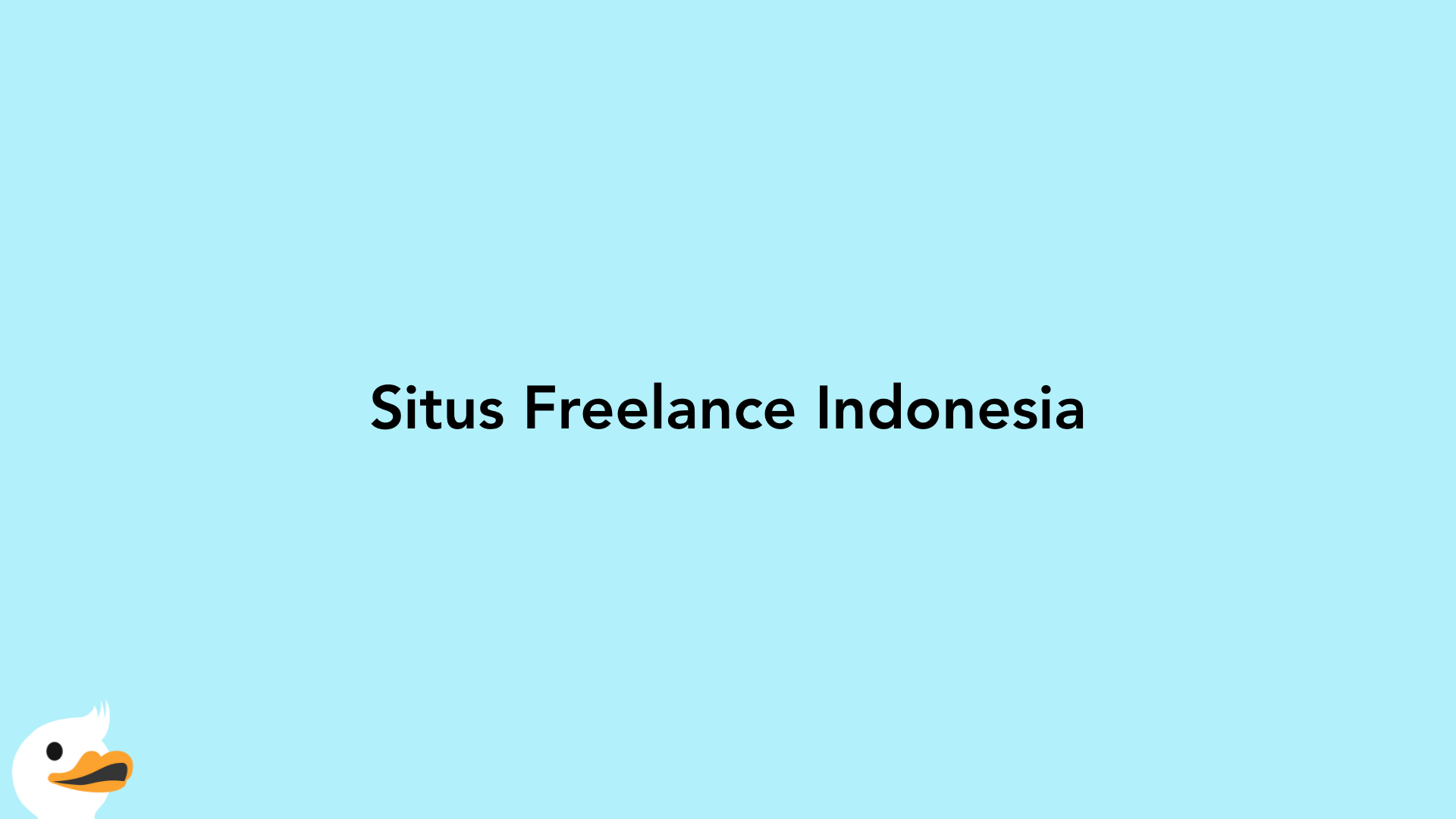 Situs Freelance Indonesia